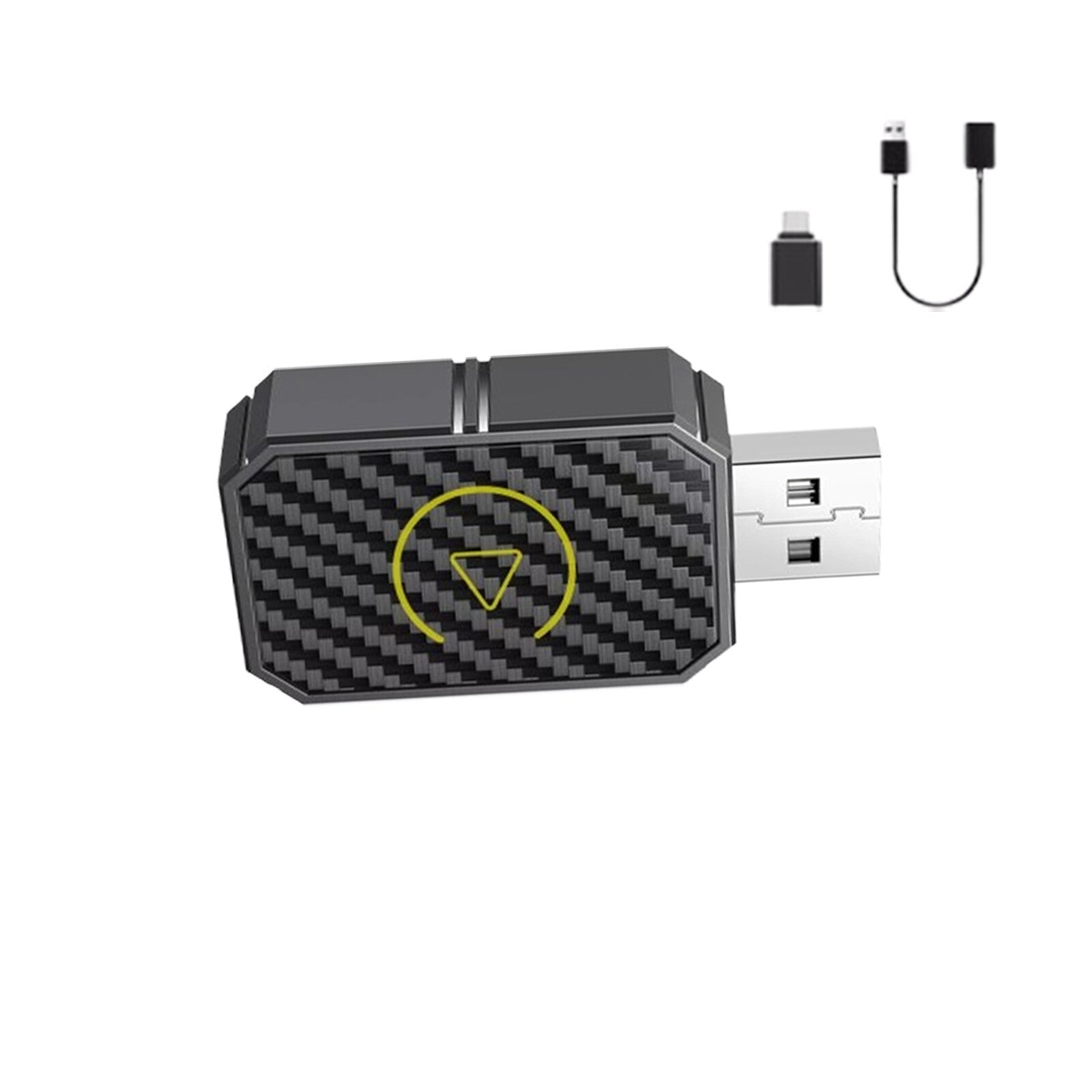 for Mini Wireless CarPlay Adapter Plug & Play Low Latency Converts Wired