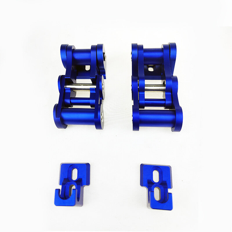 Hood Latches Locking Hood Locks Hood Catch Kit For 2007-17 for Jeep for Wrangler JK Blue