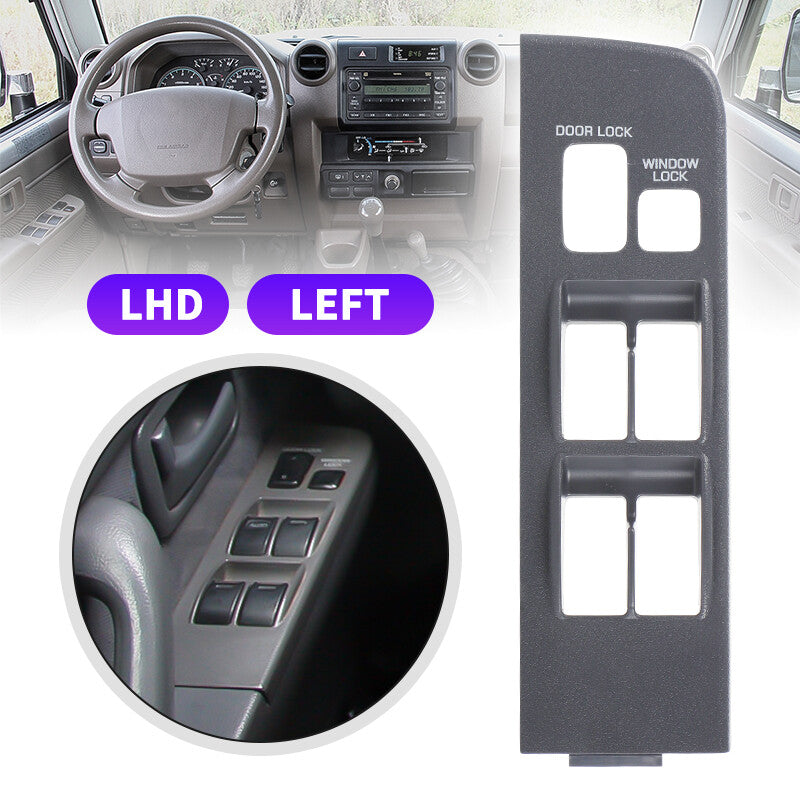 Driver Left Master Window Switch Trim Bezel for 1991-97 for TOYOTA for LAND CRUISER FJ80