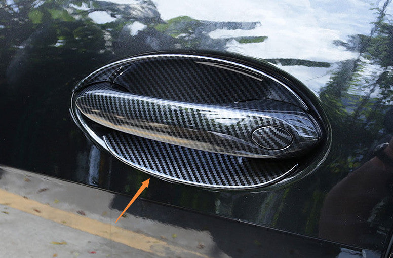for BMW X5 G05 2019-2023 ABS Carbon Fiber Exterior Outside Door Bowl Cover Trim