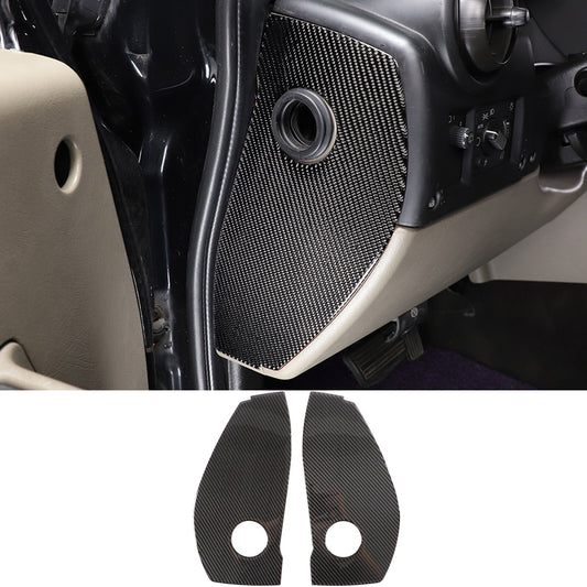 Carbon fiber Copilot instrument panel trim sticker for Toyota FJ Cruiser 2007-21