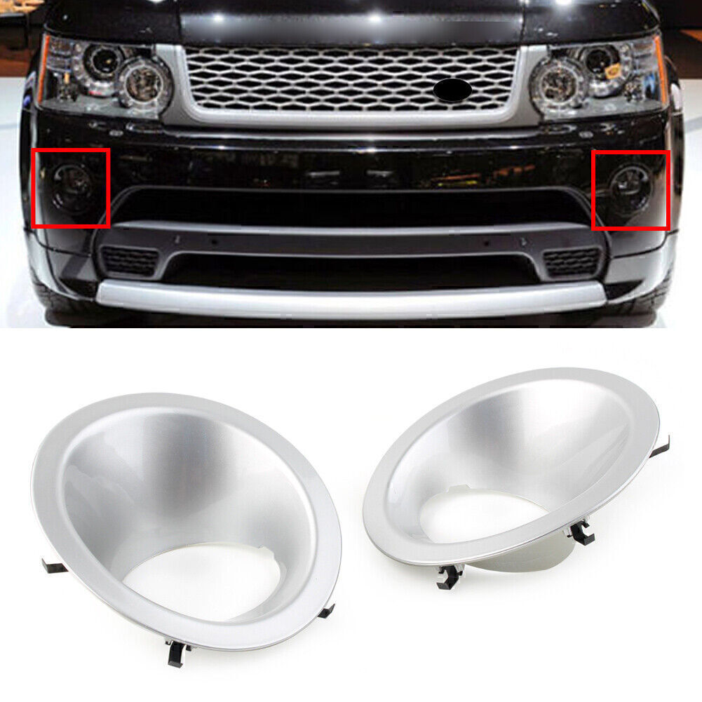 Pair Fog Lamp Light Bezel Set for Range Rover Sport 2010 2011 2012 2013