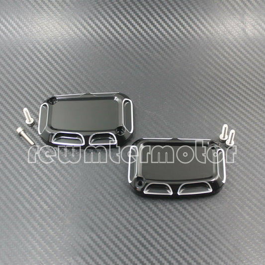 Left  Right Brake Master Front Cylinder Cover Fit for Harley Touring CVO VRSCD