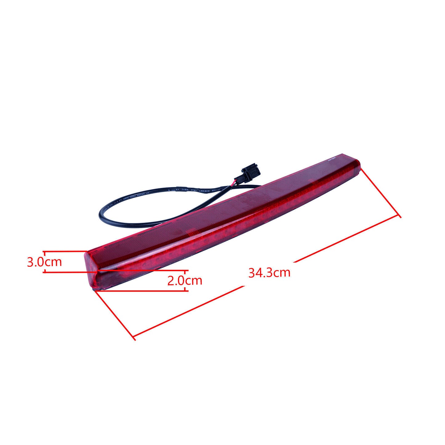 Für for VW Scirocco 09-16 Dritte Bremsleuchte Rückleuchte Rücklicht Rot 1K6945097F