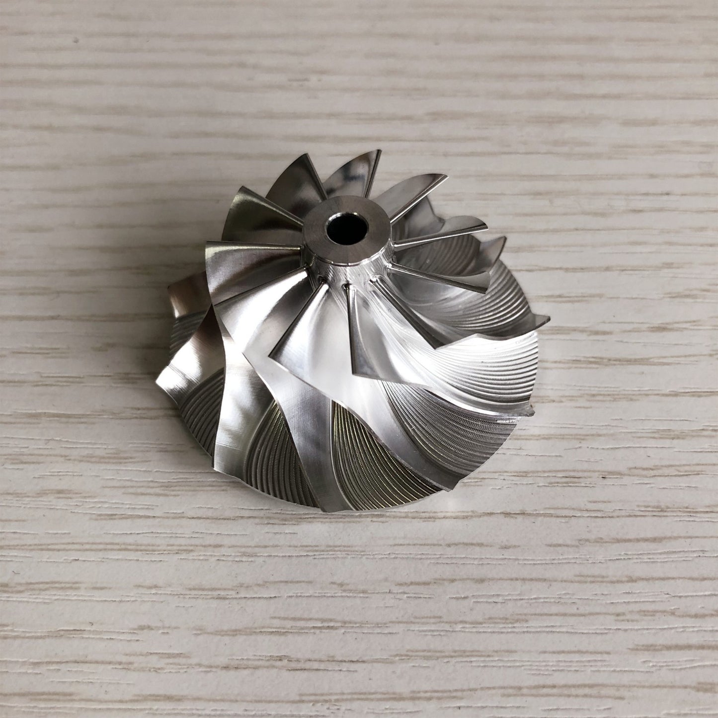 K04 34.53/50.96 mm 11+0 Blade Turbine Milling/Blank Compressor Wheel