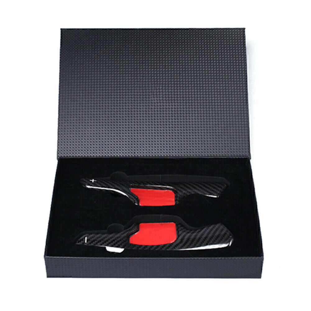 Steering Wheel Shift Paddle Extension Carbon Fiber Black for Ford Taurus Mondeo