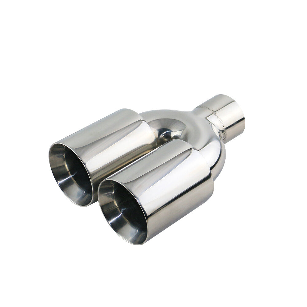 2.5'' Universal Dual Exhaust Tip for Double Wall Stainless Steel Exhaust Tips