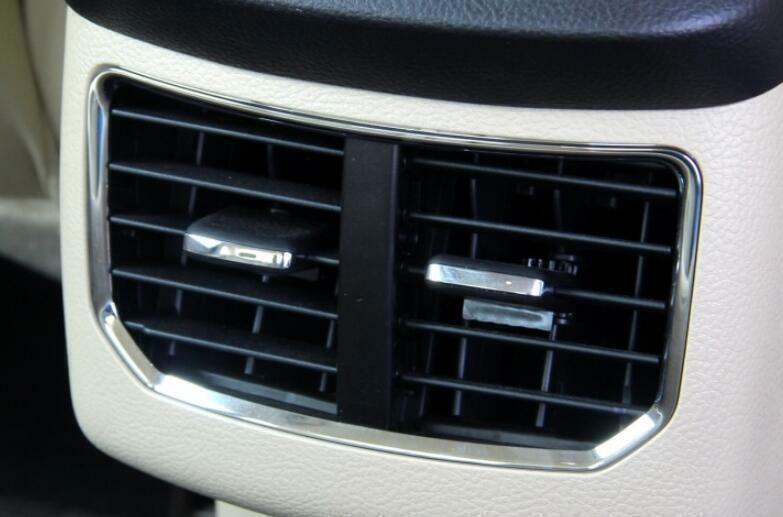 for Ford Mondeo Fusion 13-2020 Carbon Fiber Back Row Air Outlet Vent Cover Trim