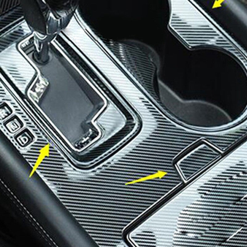 Carbon Fiber Interior Gear Shift Frame Cover Trim for Nissan Murano 2015-2020