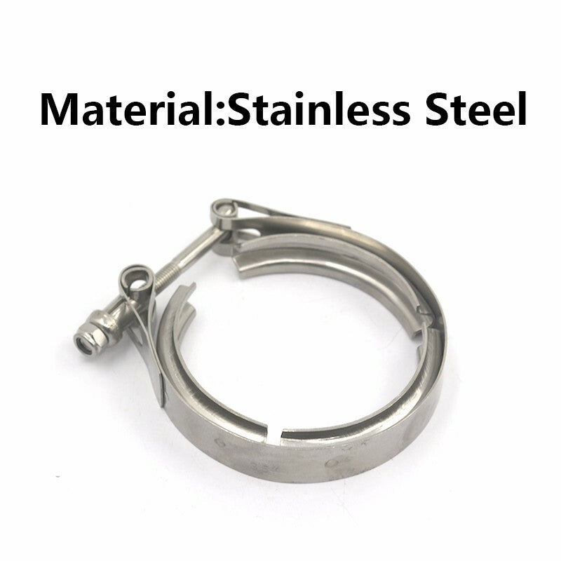 Universal 3.5-inch Stainless Steel V-Band Clip Kit for Turbo Downpipe Exhaust Vband