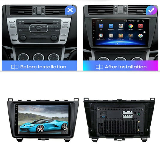 2 Din Android Car Radio Multimedia Video Player for Mazda 6 08-12 GPS Navigation