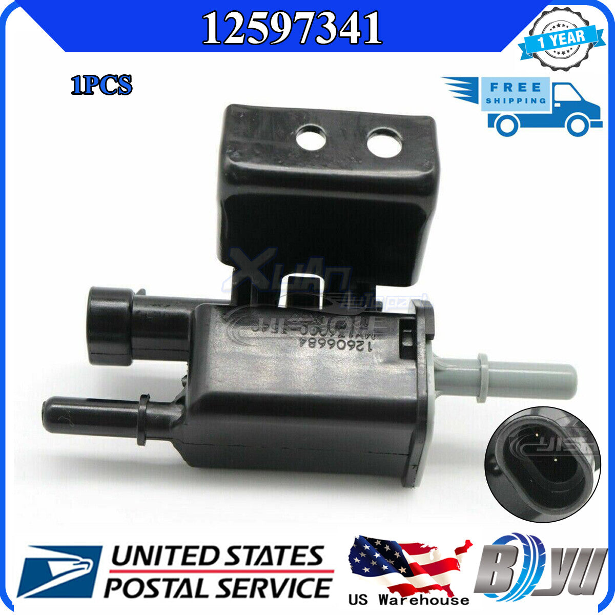 The new canister-type purification valve solenoid valve is suitable for Chevrolet Silverado 1500 2500 HD 12597341
