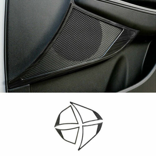 for Hyundai Sonata 2020-2023 Black Inner Door Speaker Horn Frame Cover Trim 4P