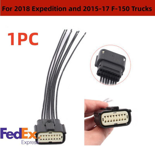 1PC 7-wire 16pin Headlight Connector for Ford Expedition 2018 F-150 15-17 US