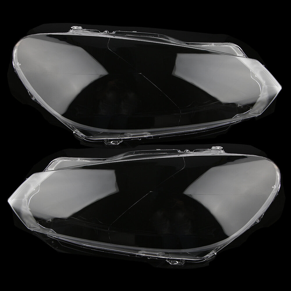 for VW for Golf 6 MK6 GTI 2010 11-2013 LeftRight Headlight Lens Cover Clear Lenses