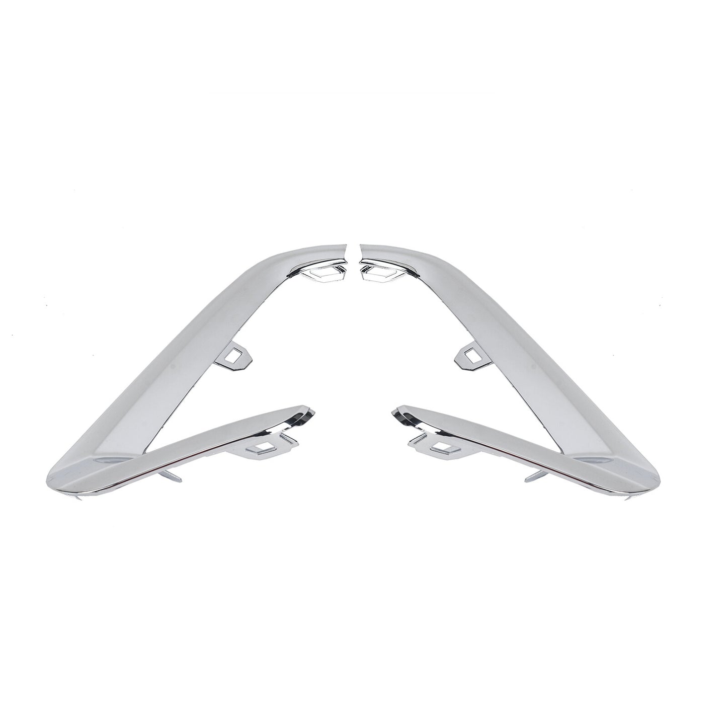 1Pair Front Bumper Fog Lamp Cover Decorate Molding for GMC Terrain 2018-2020
