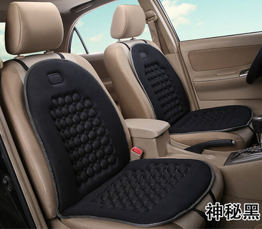 2x Car for Seat Cushion Therapy Massage Padded Bubble Foam Chair for Seat Pad Cover BK