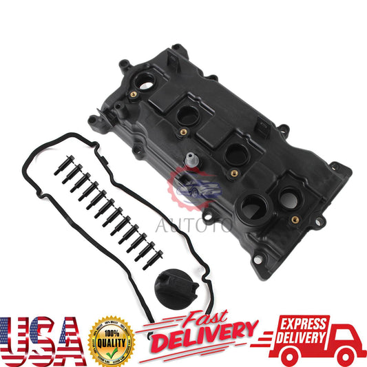 Engine Valve Cover with Gasket and Bolts for Nissan Altima Rogue Qx60 2.5L 14-17