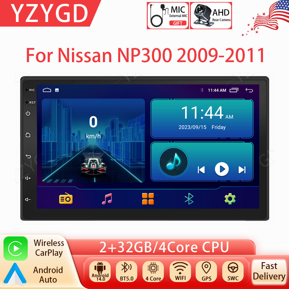 for Nissan NP300 2009-2011 Stereo Android Auto Carplay Car Radio GPS Head Unit