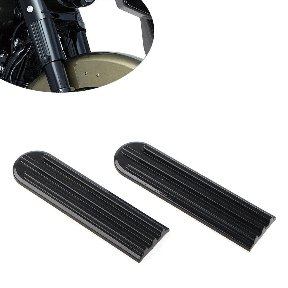 Fit for Harley FLHR Electra Glide Road King 2014-2021 Upper Fork Slider Accent Black