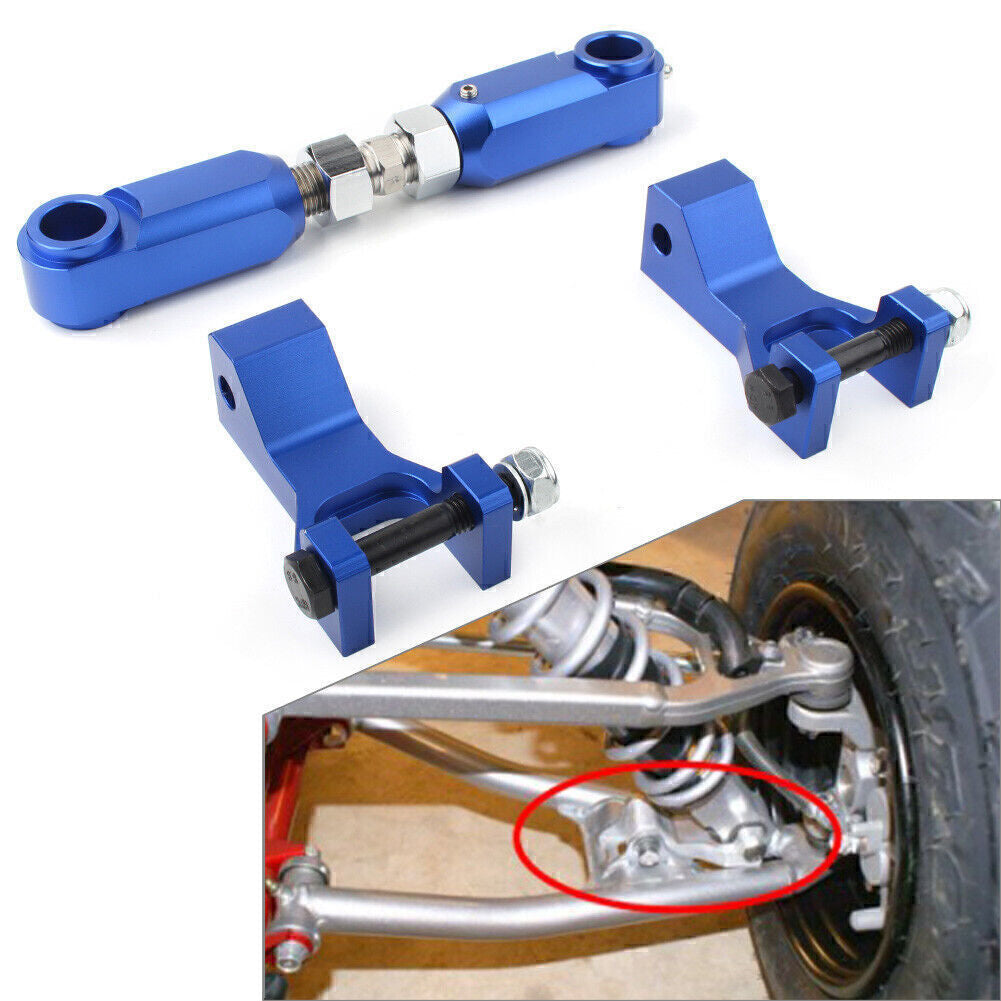 Front  Rear Lowering Kit Adjustable Blue for Yamaha 700 350 660 700R ATV