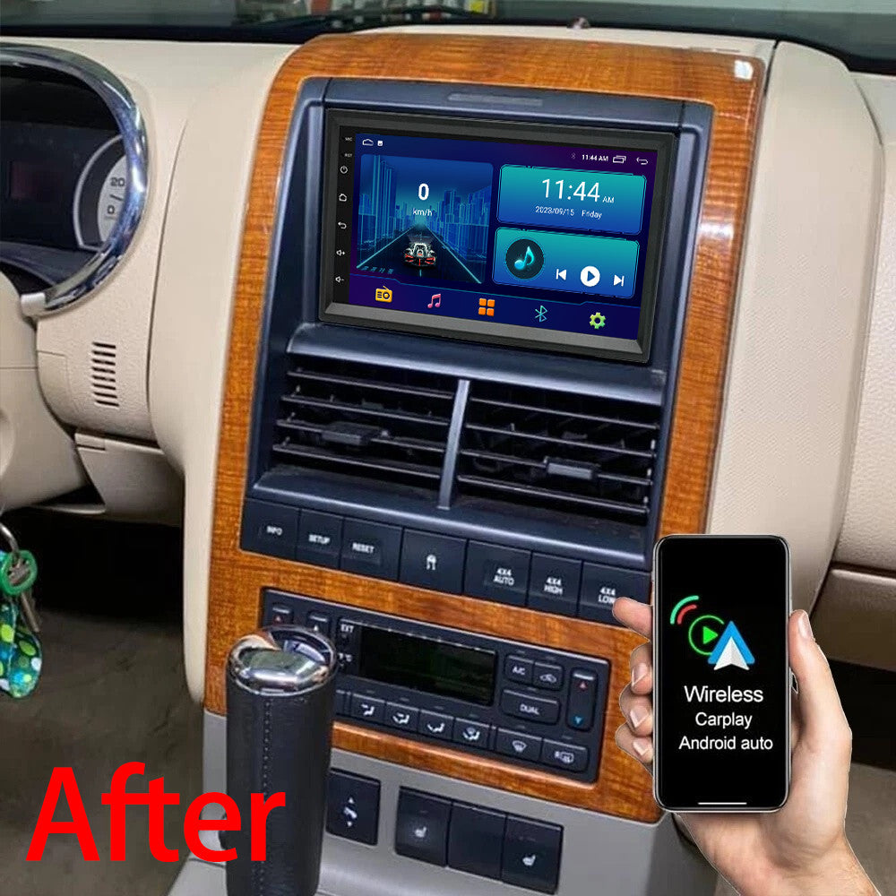 for Ford Explorer 2006-2010 Stereo Android Auto Carplay Car Radio GPS DSP Screen