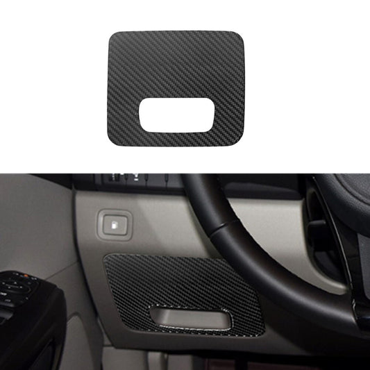 Carbon Fiber Front Drive Side Fuse Box Trim Cover for KIA Sedona 2015-2016