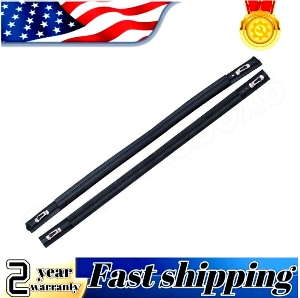 One pair of new black roof trim molding kits for 1996-2000 for Honda for Civic 3-door models.