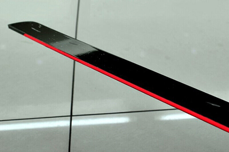 for Kia Forte K3 14-2018 ABS Piano Black LED Roof Spoiler Tail Lip Wing Bar Trim