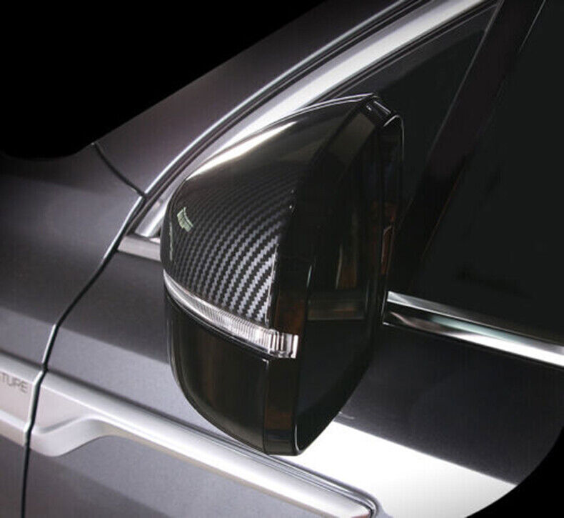 for Kia Sorento 21-2023 ABS Carbon Fiber Side Rearview Mirror Cap Cover Trim 2X