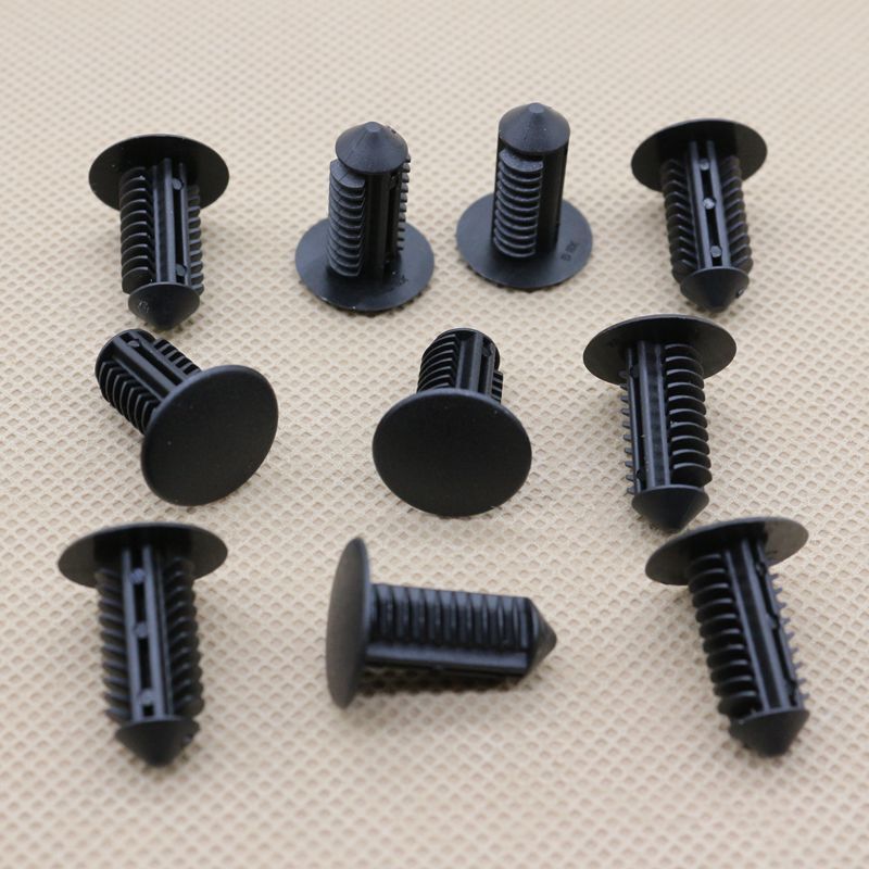 10-piece set of decorative panel clip fasteners for Renault 7703077153, 7703077356