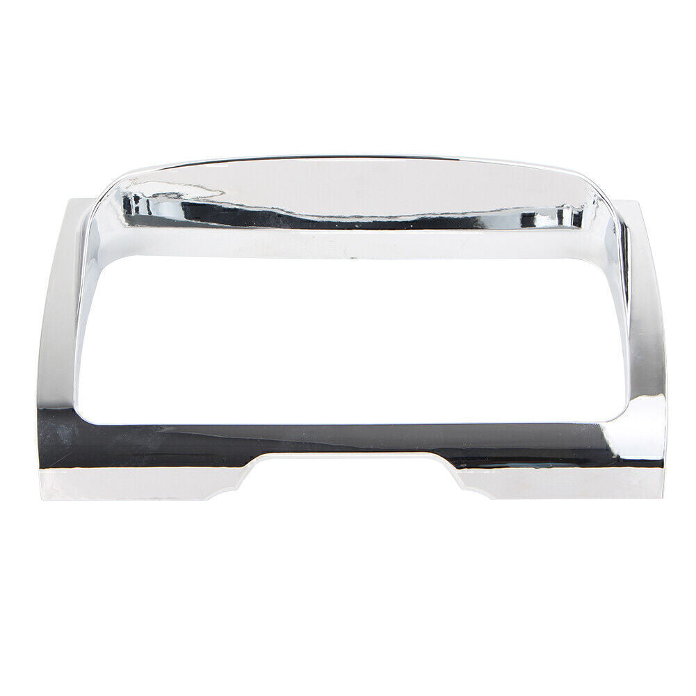 Vivid Radio Trim Bezel Center Stereo Accent Decorative Frame Fit for Harley Chrome