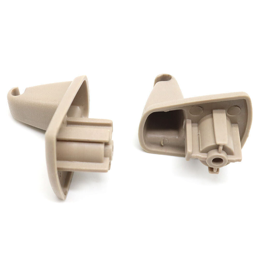 for Chrysler 300 for Dodge Charger 1EJ51BD1AA 2pcs Beige Sun Visor Holder Hook Clips