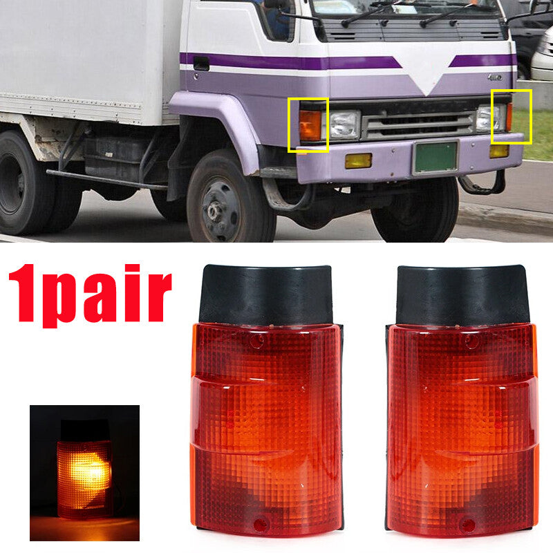 Side turn signal lights for front bumper of for Mitsubishi Canter FE 3/4 (1986-1995)