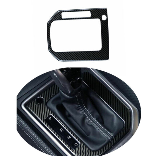 for Subaru Forester 2019-22 Carbon Fiber Middle Console Gear Shift Panel Trim