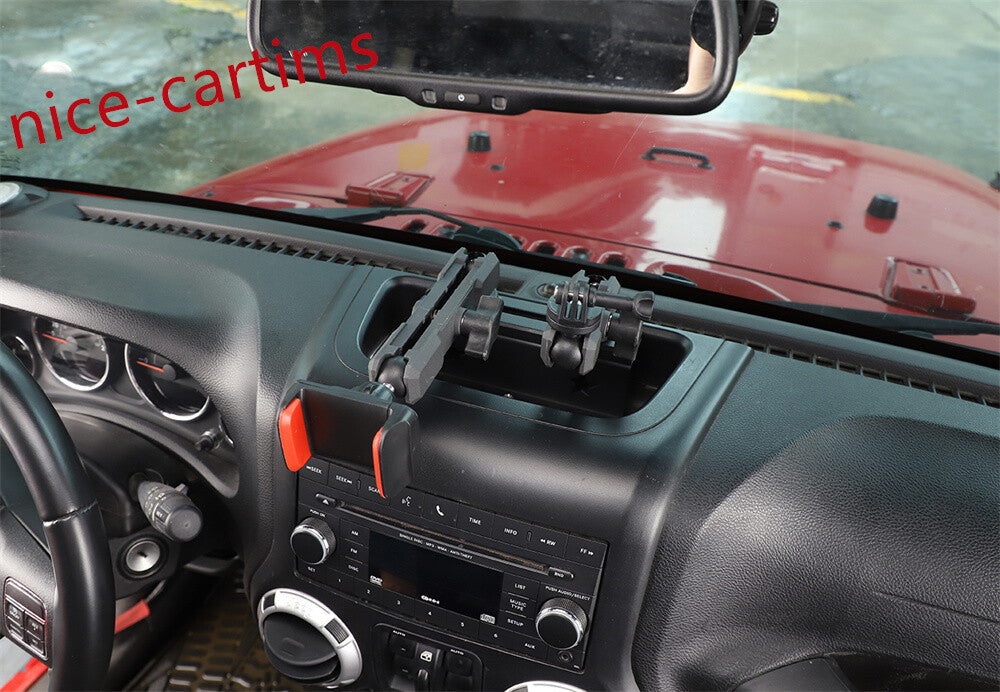 Center Console Slide Expansion Phone Holder Bracket for Jeep for Wrangler JK 2011-17
