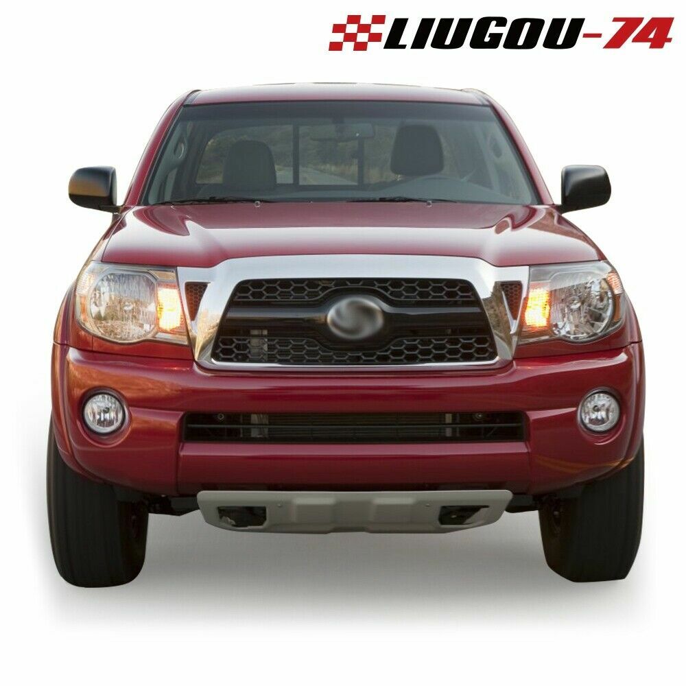 Complete kit for 2005-2011 for Toyota Tacoma with transparent lens bumper and fog lights.