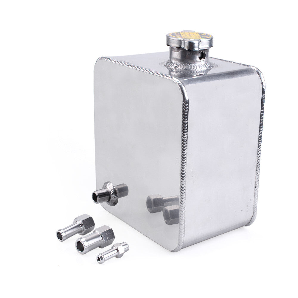 Universal Coolant Radiator Overflow Recovery Water Tank Bottle PRO 2.5L Aluminum