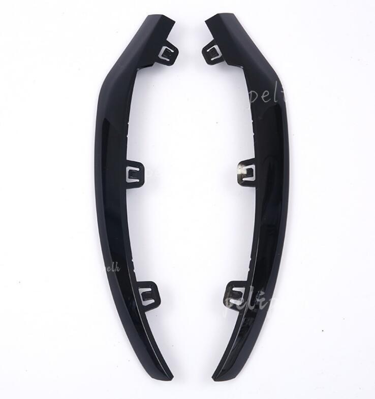 Black front bumper cover molding trim available on 2016-2019 for Mercedes-Benz GLC CLA W253