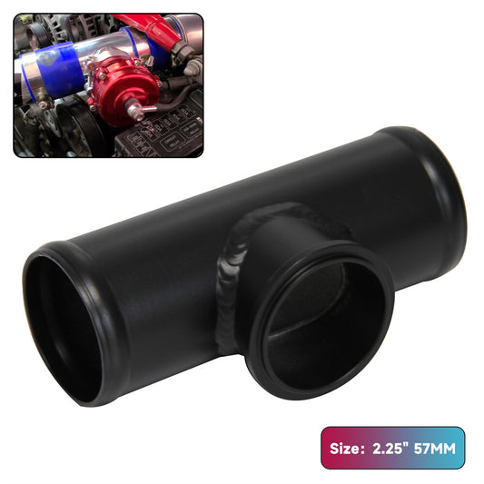 Universal 50mm V-band BOV Flange 2.25 Tube Pipe Blow off Valve Turbo Black