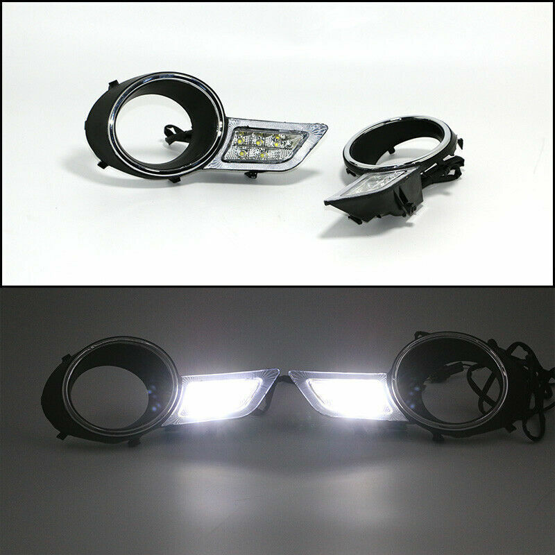 LED DRL Daytime Running Lights daylight fog lamp for Toyota Highlander 2008-2010