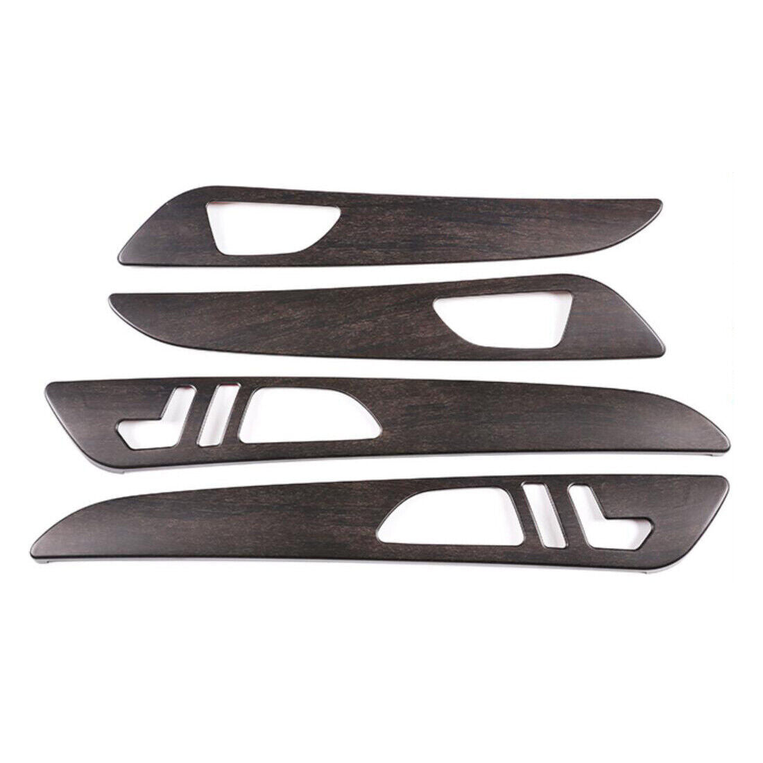 Oak Grain ABS Interior Door Panel Trim Cover for Benz GL GLE GLS ML W166 2013-19