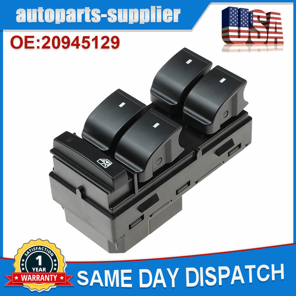 Master Power Window Switch Driver Side for 07-14 for Chevrolet Silverado for GMC for Sierra