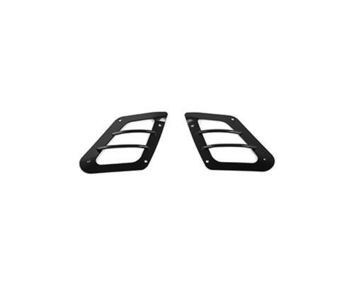 for Jeep for Wrangler TJ 1997-2006 Side Wheel Eyebrow Lamp Guards Trim Steel Black