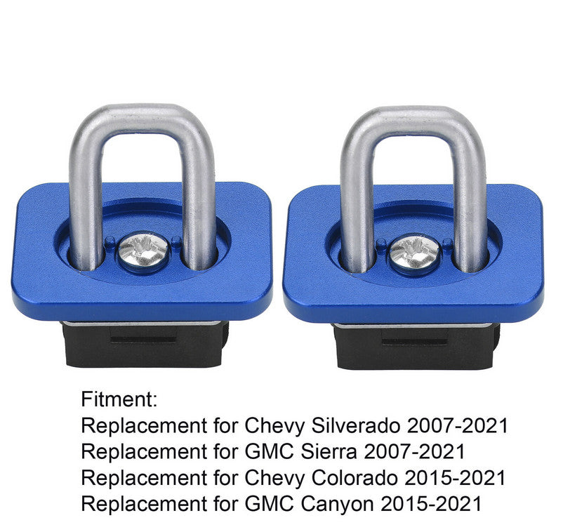 2-piece inner bed retractable truck bed with cable tie anchor for Chevrolet Silverado for GMC for Sierra