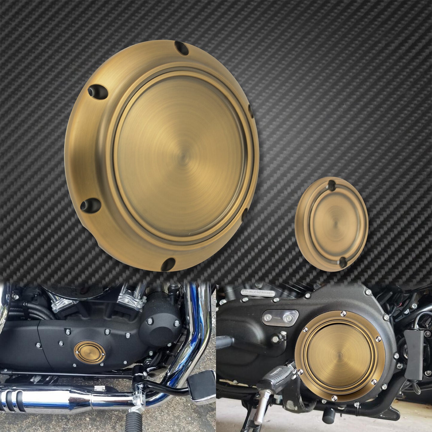 Retro Bronze Derby Cover Timing Timer Covers Fit for Harley Sportster XL XR 2004