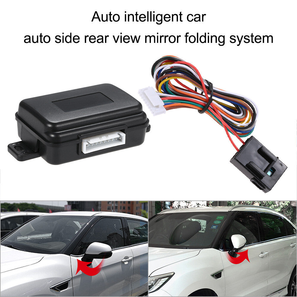 Auto Fold / Unfold Side Rear View Mirror Folding Closer System Universal E4X7