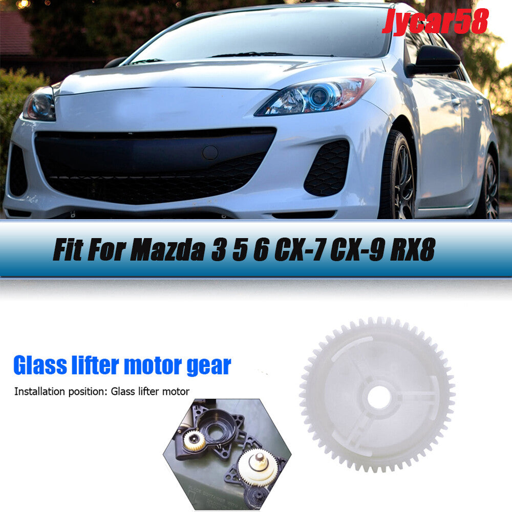 1PC Front/Rear Window Regulator Motor Gear for Mazda 3 5 6 CX-7 CX-9 RX8