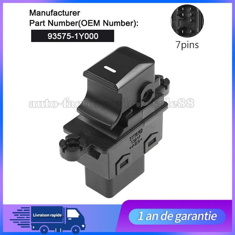 COMMUTATEUR INTERRUPTEUR BOUTON LEVE VITRE pour for KIA PICANTO 935751Y000 Neuf