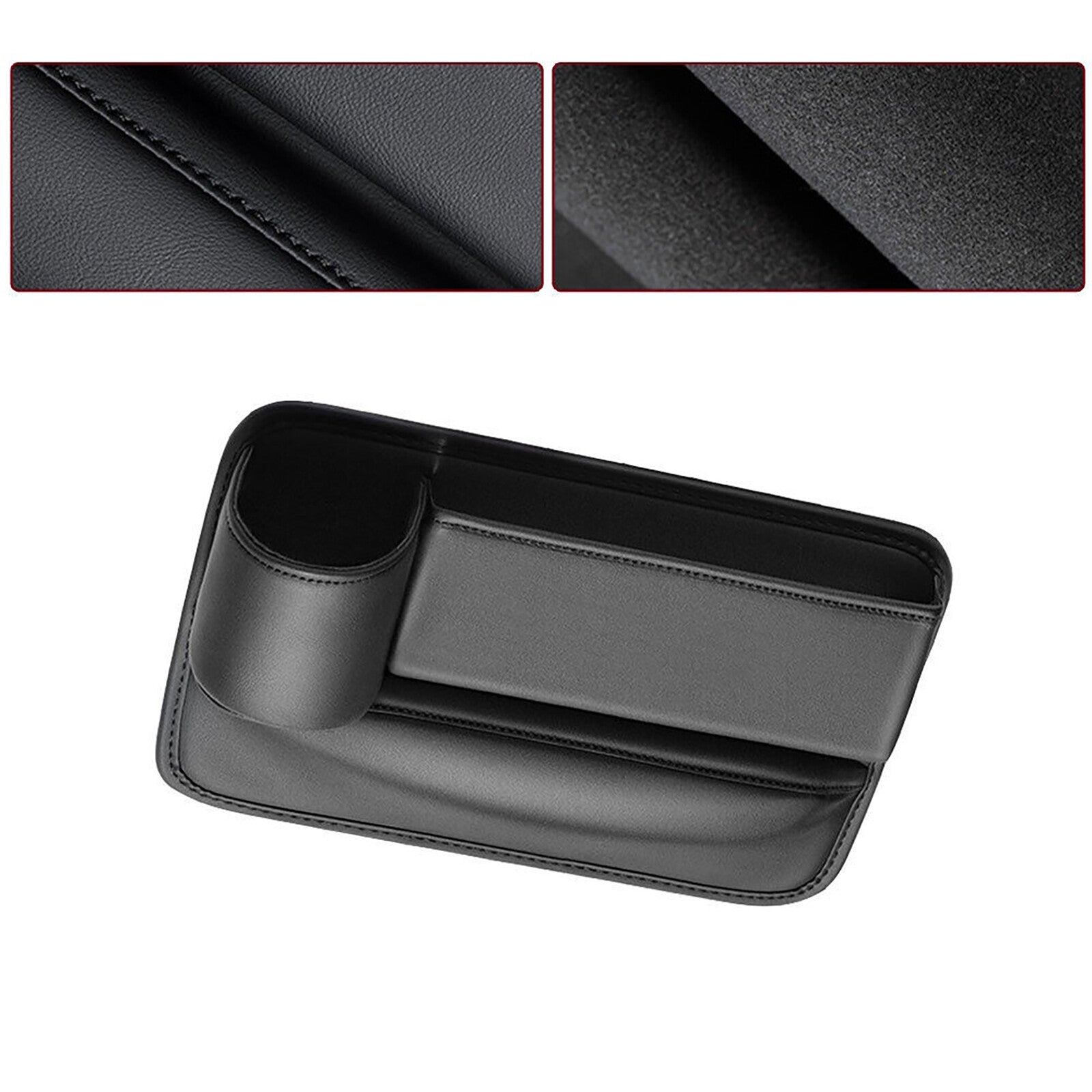 Left Side Car Accessories for Seat Gap Filler Phone Holder Storage Box Organizer Bag